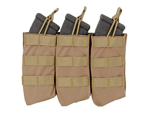 AK47 Open Top Triple Mag Pouch - Coyote - Paintball Buddy
