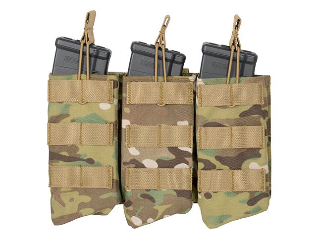 AK47 Open Top Triple Mag Pouch - Multicam - Paintball Buddy