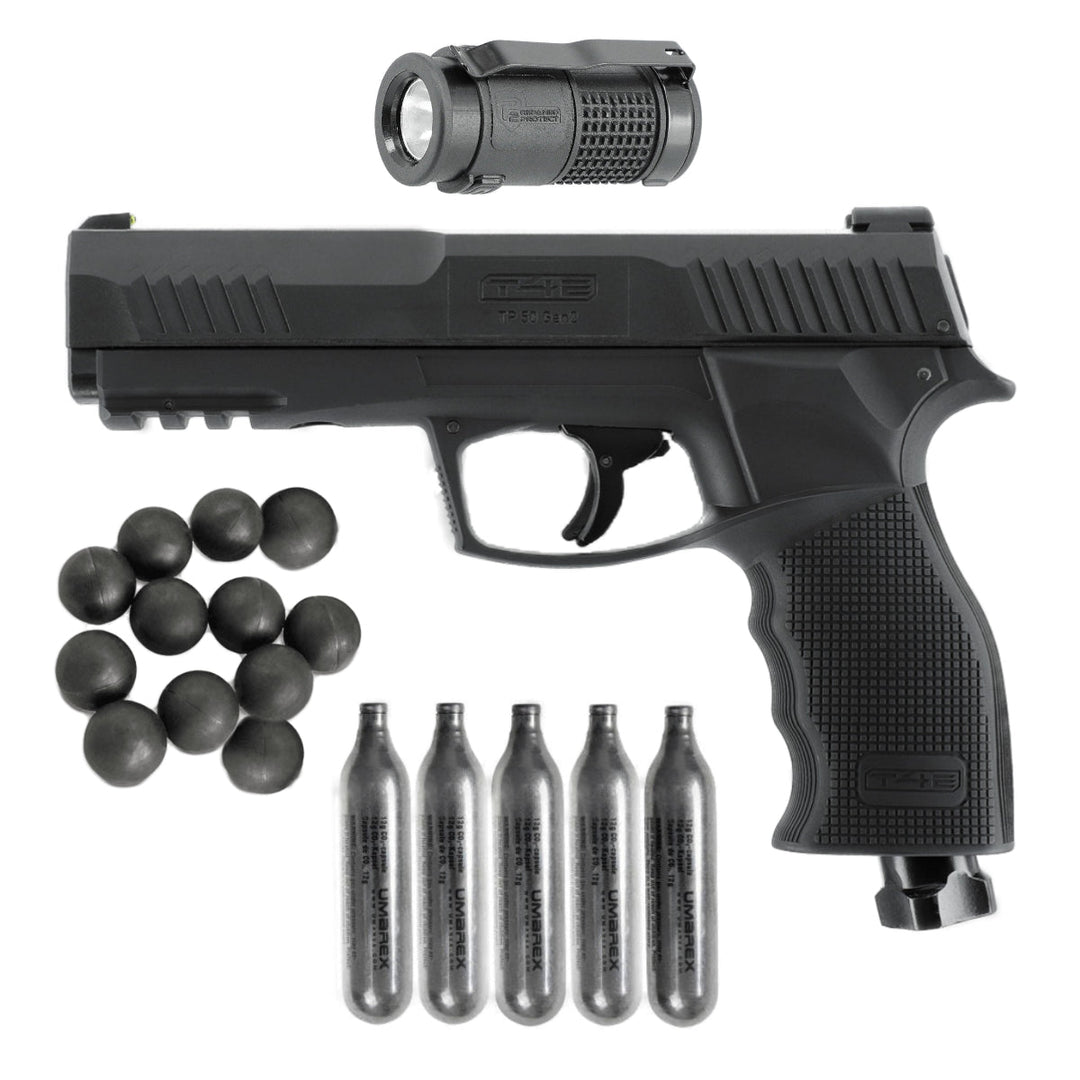 All inklusiv Home Defense Set Pistole Rubberballs - Schwarz - Paintball Buddy