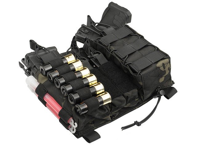 Buckle up Multi Mission Front Panel - Multicam Black - Paintball Buddy