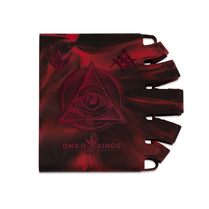 Bunkerkings Knuckle B Tank Cover - Conspiracy Red - Paintball Buddy