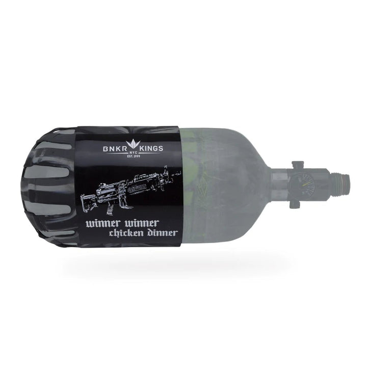 Bunkerkings Knuckle B Tank Cover - Winner Winner Black - Paintball Buddy