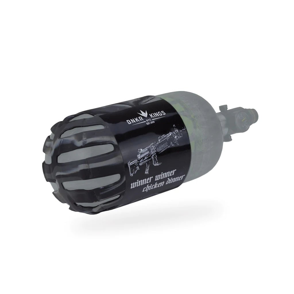 Bunkerkings Knuckle B Tank Cover - Winner Winner Black - Paintball Buddy
