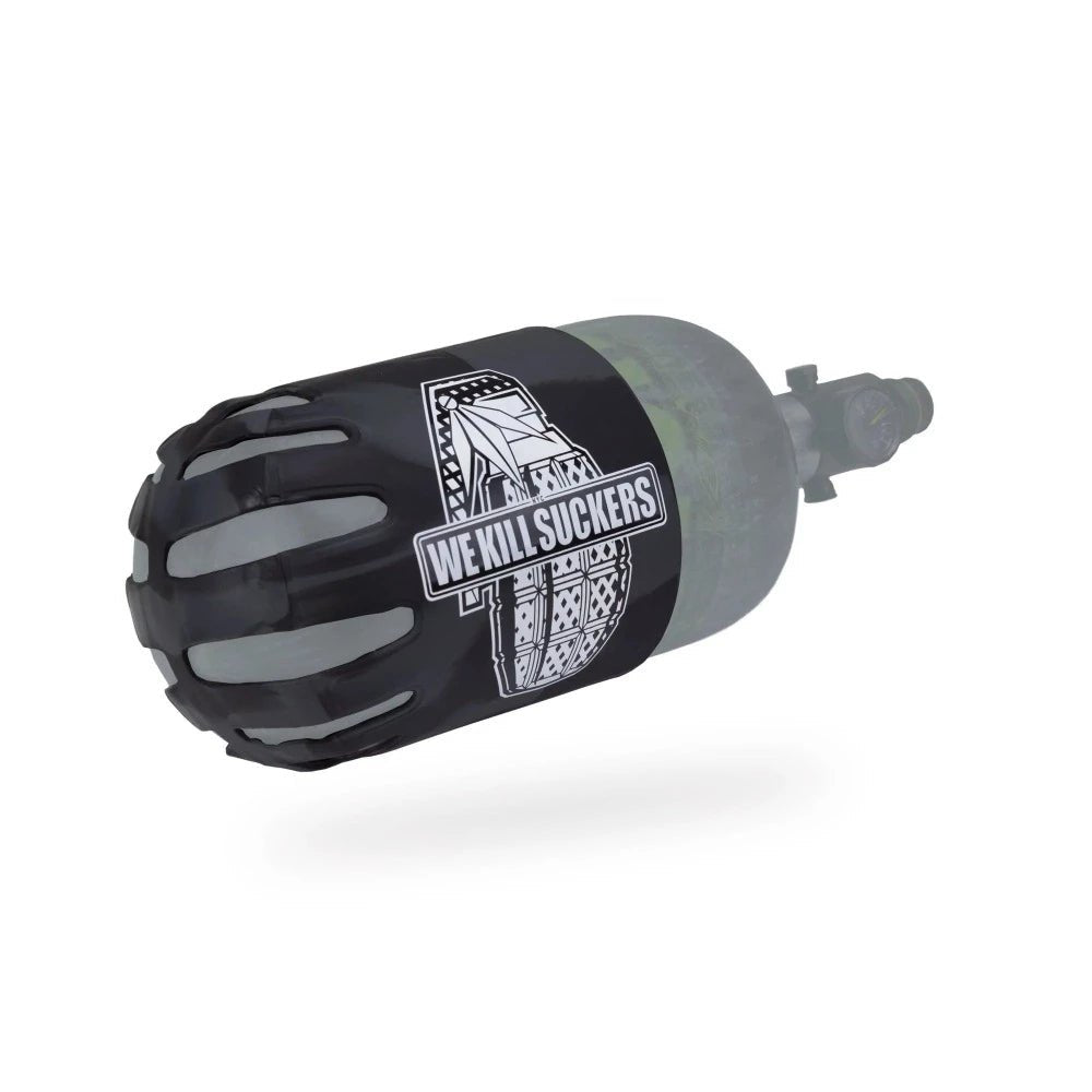 Bunkerkings Knuckle B Tank Cover - Wks Grenade Black - Paintball Buddy