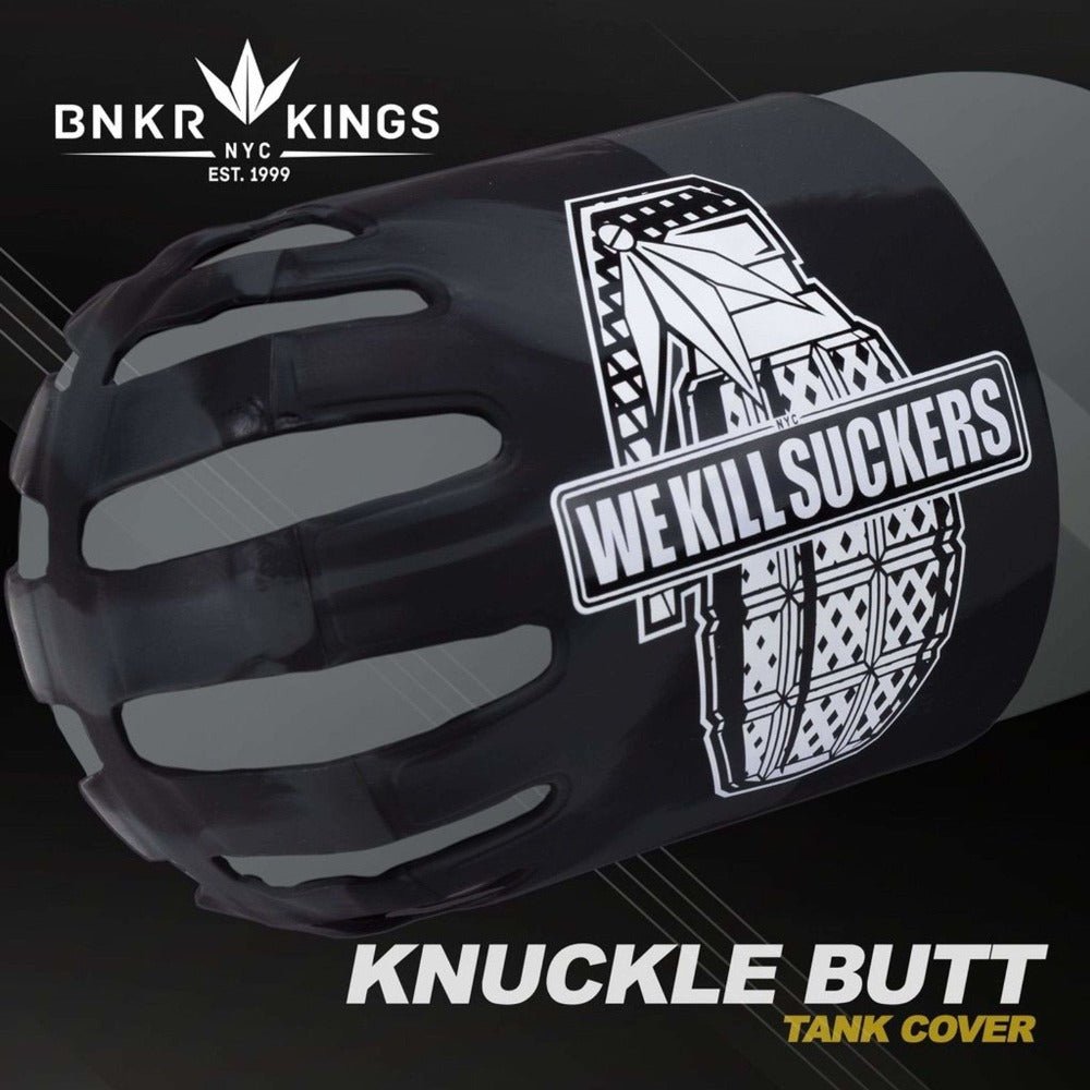 Bunkerkings Knuckle B Tank Cover - Wks Grenade Black - Paintball Buddy