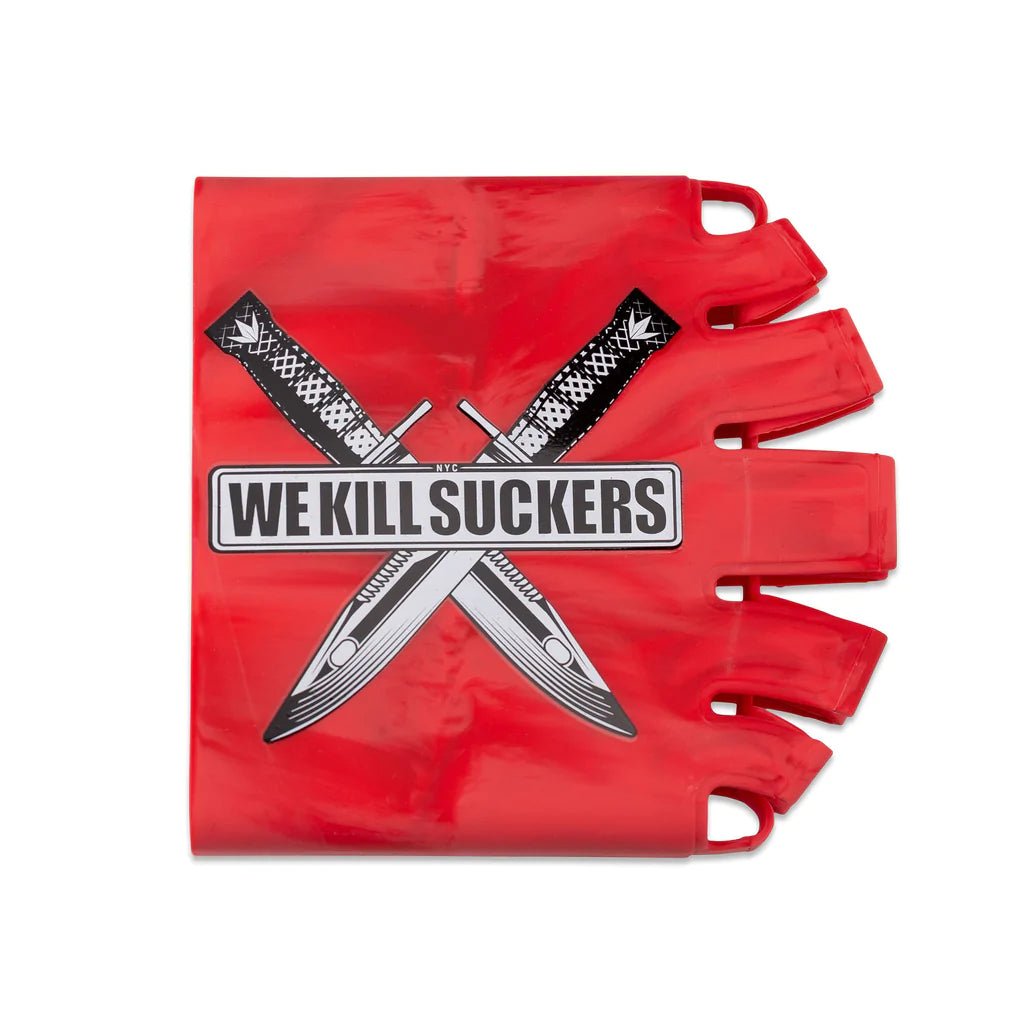 Bunkerkings Knuckle B Tank Cover - Wks Knife Red - Paintball Buddy