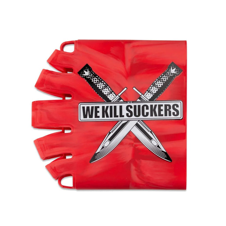 Bunkerkings Knuckle B Tank Cover - Wks Knife Red - Paintball Buddy