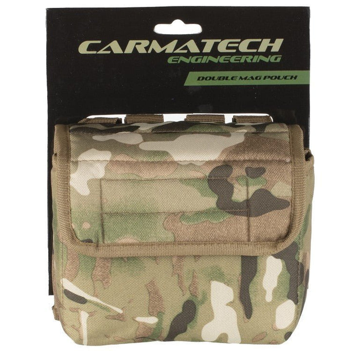 Carmatech SAR - 12 Double Mag Pouch / 2er Magazintasche - Multicam - Paintball Buddy