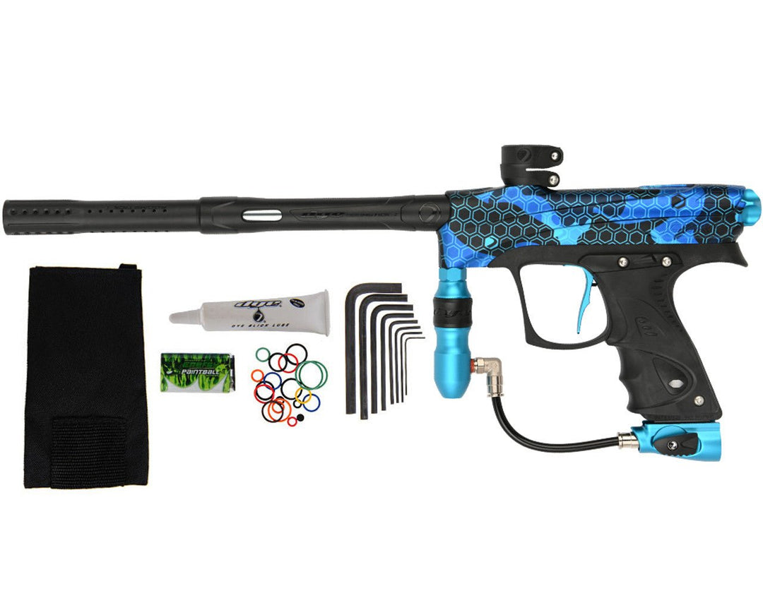 Dye Rize CZR + Paintball Markierer - PGA Hypercam Cyan - Paintball Buddy