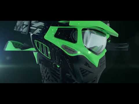 VForce Grill 2.0 Paintball Maske - Schwarz, Grün
