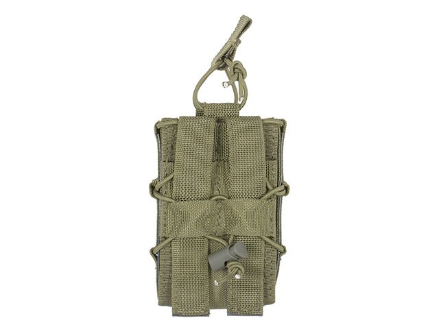 Single Rifle Molle Speed Mag Pouch - Oliv - Paintball Buddy