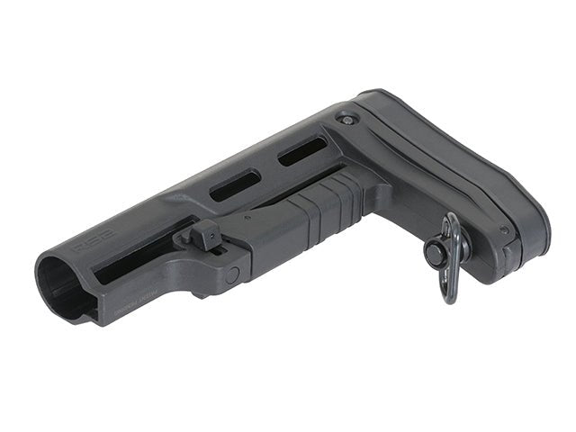 Slim Buttstock Milspec Airsoft/Paintball - Schwarz - Paintball Buddy