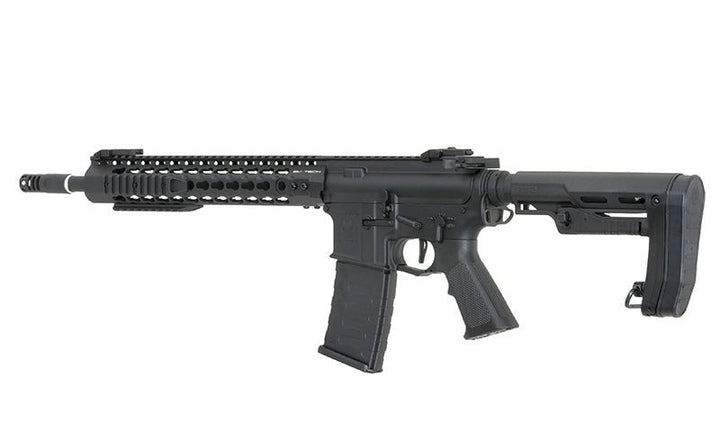 Slim Buttstock Milspec Airsoft/Paintball - Schwarz - Paintball Buddy