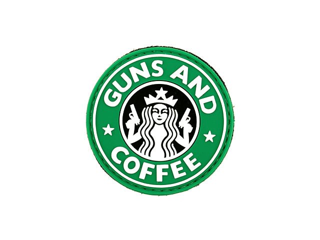 Guns & Coffee PVC Patch - Paintball Buddy