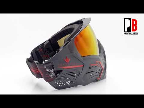 Bunkerkings CMD Command Paintball Mask - Black Carbon
