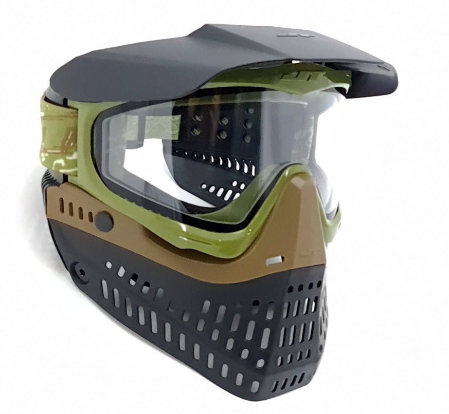 JT Proflex Thermal Paintball Maske - Olive, Brown - Paintball Buddy
