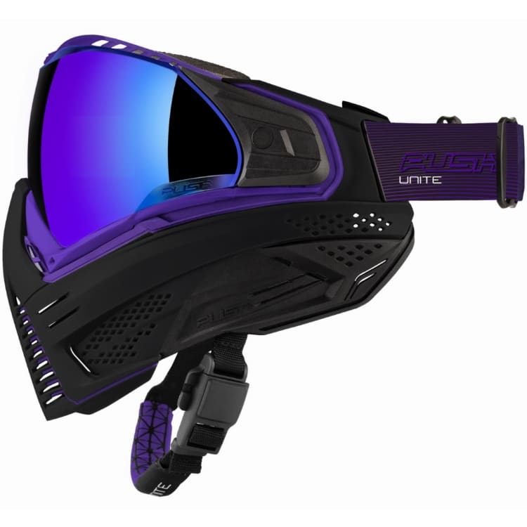 Push Unite Paintball Maske - Lila, Schwarz - Paintball Buddy