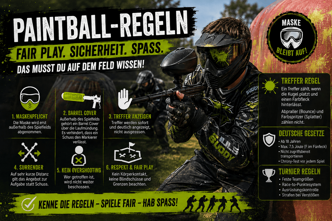 Paintball-Regeln: Das musst Du auf dem Feld wissen - Paintball Buddy