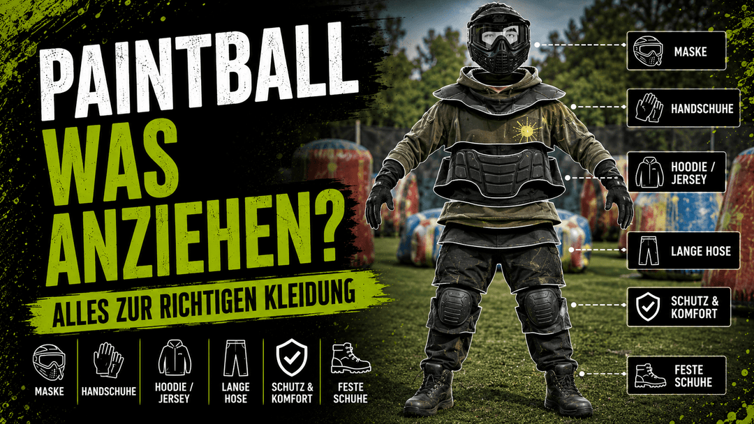 Paintball was anziehen: Alles zur richtigen Kleidung - Paintball Buddy