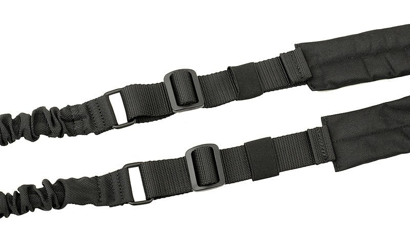 2 Punkt Trageriemen gepolstert - Schwarz - Paintball Buddy