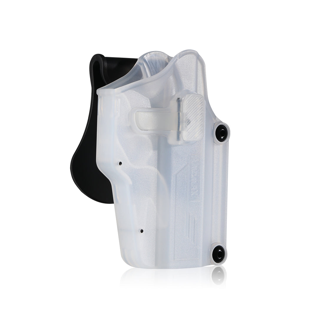 Amomax Per Fit Multi Holster for 80 Pistols - Frosted Clear