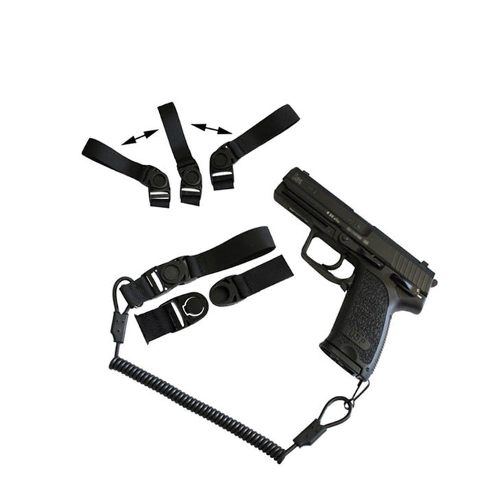 Amomax Pistol Lanyard / Fangschnur - Schwarz