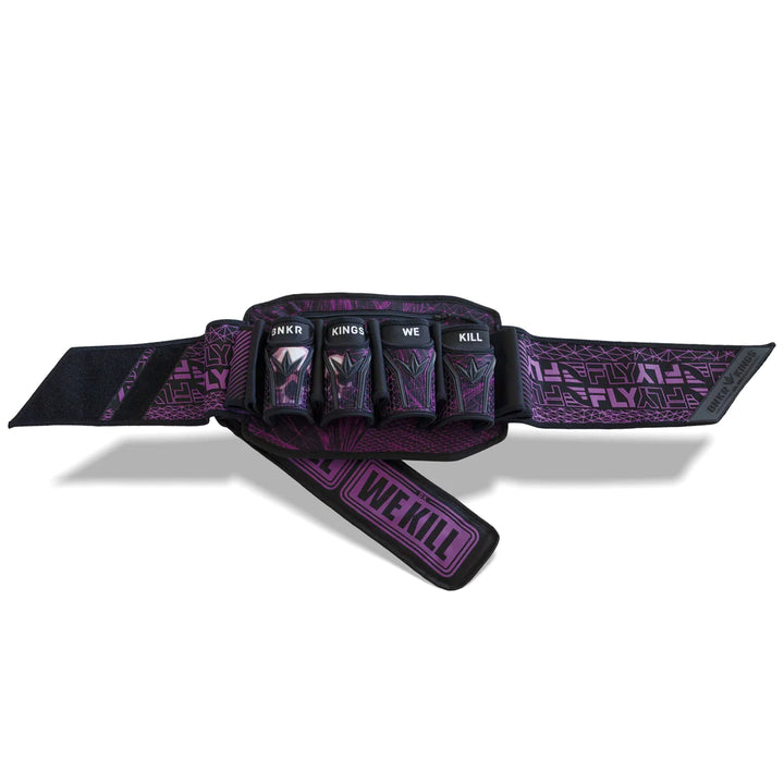 Bunkerkings Fly2 Pack Paintball Battlepack (4+7) - Purple Dimension