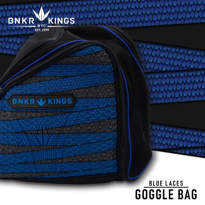 Bunkerkings Supreme Paintball Mask Case - Blue Laces