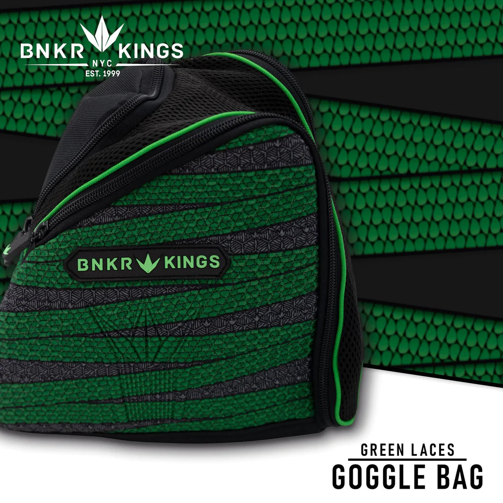 Bunkerkings Supreme Paintball Masken Case - Lime Laces