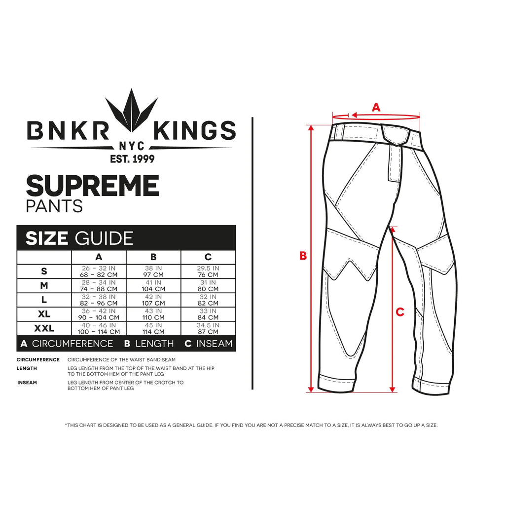 Bunkerkings V2 Supreme Pants - Black