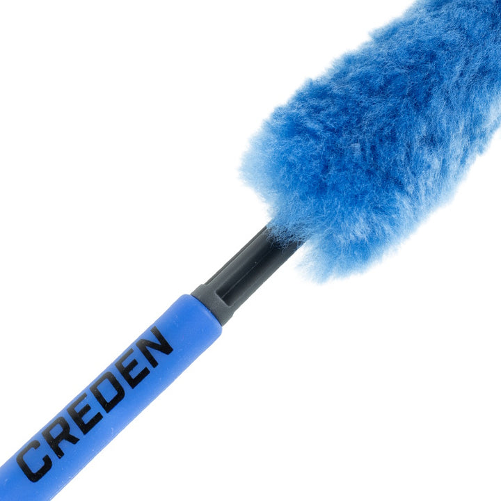 Creden Faltbarer Paintball Laufreiniger Pro Swab mit Gummilippe - Blau