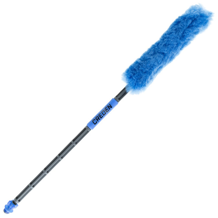 Creden Faltbarer Paintball Laufreiniger Pro Swab mit Gummilippe - Blau