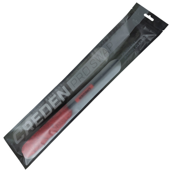 Faltbarer Paintball Laufreiniger Pro Swab mit Gummilippe - Rot