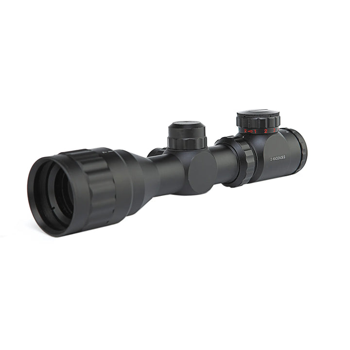 Compact Rifle Scope 2-6X32 Red Green