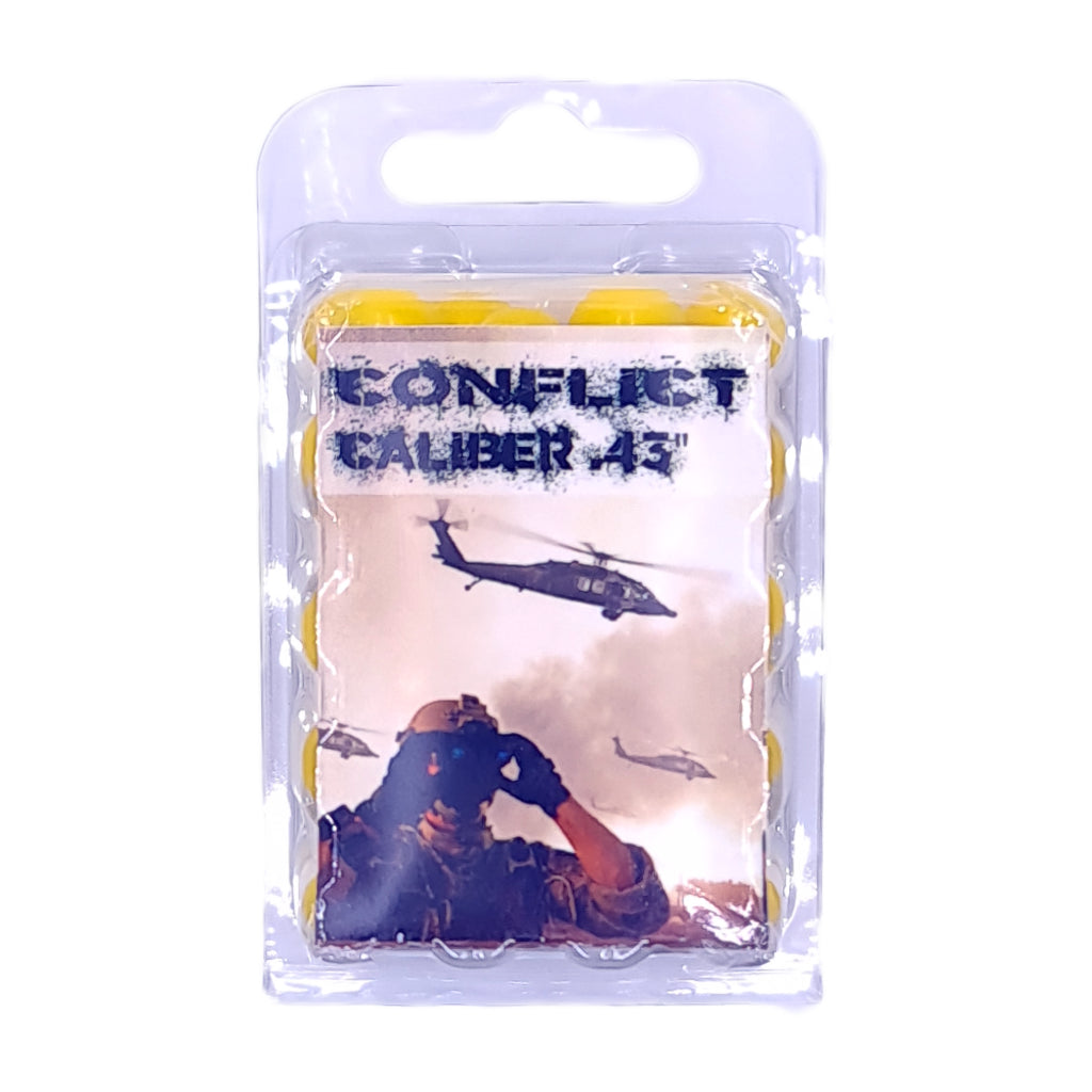 Conflict cal .43 Paintballs 50 Stück - Gelb