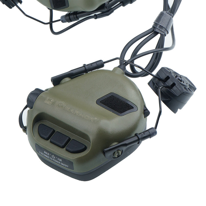 Earmor M32H aktives Tactical Headset für Fast Helm - Grau