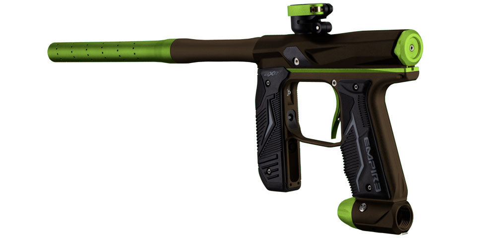 Empire Axe 2.0 E-Pneumatischer Paintball Markierer: Leicht, Schnell, Präzise (Staubbraun/Staubgrün)