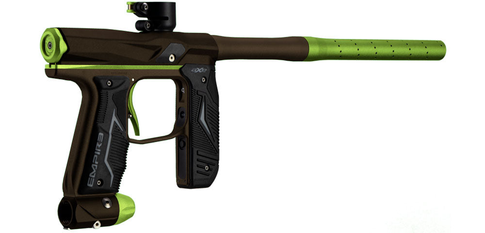 Empire Axe 2.0 E-Pneumatischer Paintball Markierer: Leicht, Schnell, Präzise (Staubbraun/Staubgrün)