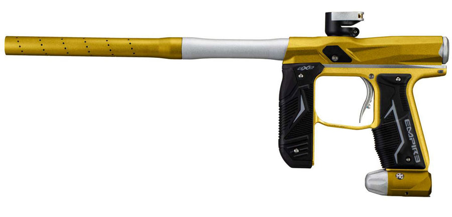 Empire Axe 2.0 E-Pneumatischer Paintball Markierer – Leicht, Schnell, Präzise, Staubgold/Silber