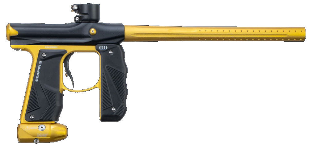 Empire Mini GS E-Pneumatischer Paintball Markierer – Staubschwarz/Gold High-Performance Kompakt