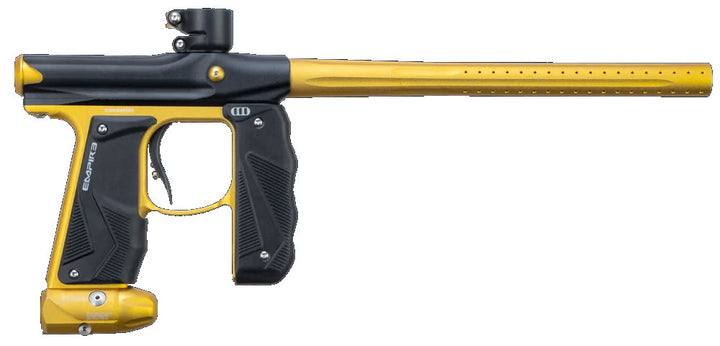 Empire Mini GS E-Pneumatischer Paintball Markierer – Staubschwarz/Gold High-Performance Kompakt