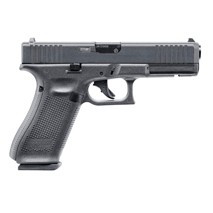 Glock 17 Gen.5 T4E marker savings package including 10x Co2 and 500 New Legion paintballs