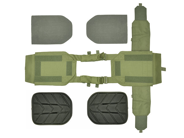 Laser-Cut Recon Plate Carrier inkl AR15 AK Mag Pouches - Coyote