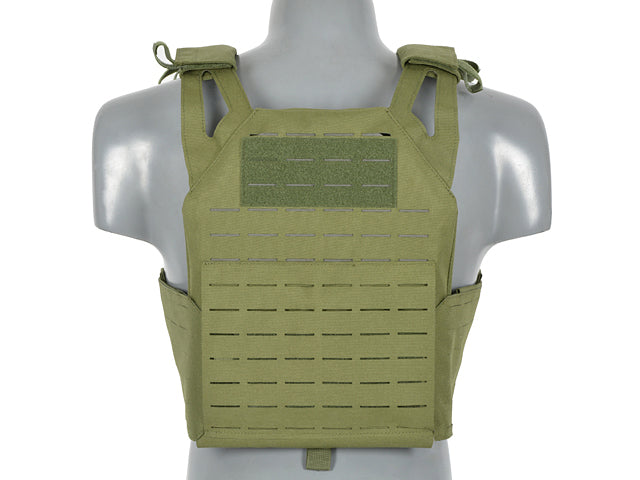 Laser-Cut Recon Plate Carrier inkl AR15 AK Mag Pouches - Oliv