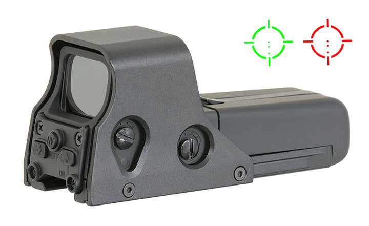 Holo Sight Visier 552 grün/rot Punkt 135 mm - Schwarz