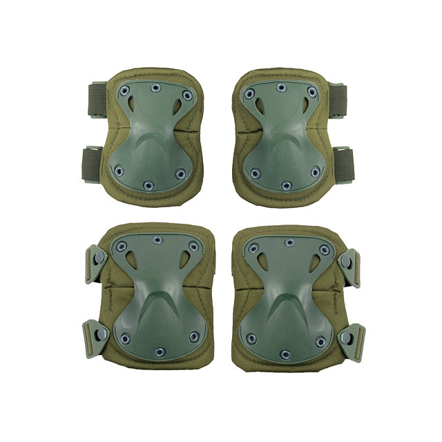 Tactical Knee & Elbow Pads Set - Olive