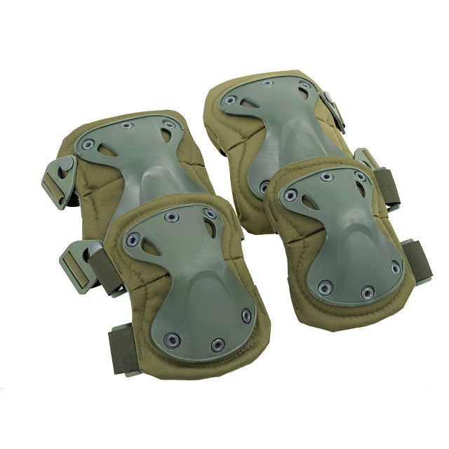 Tactical Knee & Elbow Pads Set - Olive