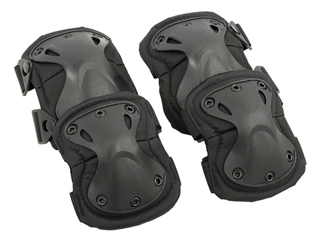 Tactical Knee & Elbow Pads Set - Schwarz