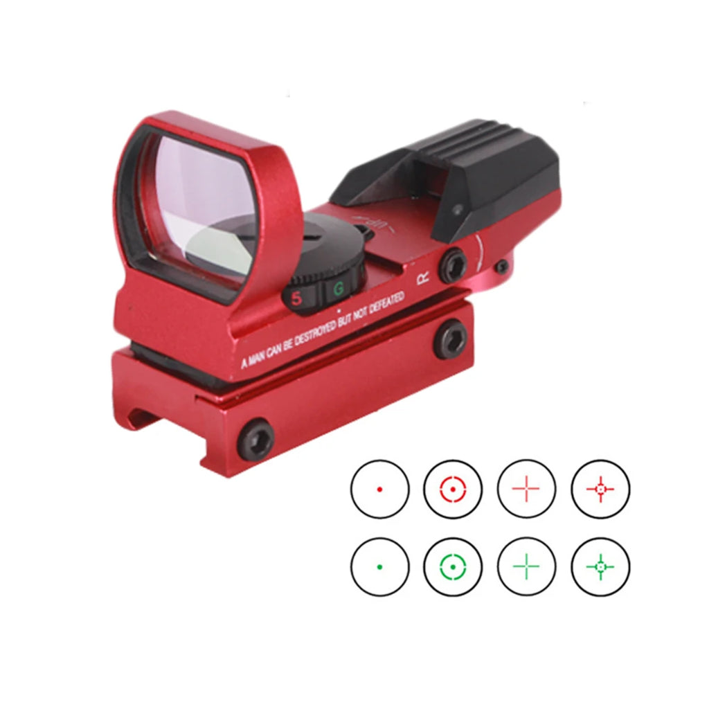 Tactical Red Dot Sight 4 Fach Absehen - Rot