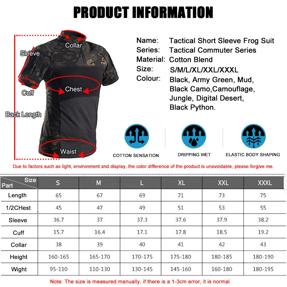 Tactical T-Shirt Paintball/Airsoft - Oliv